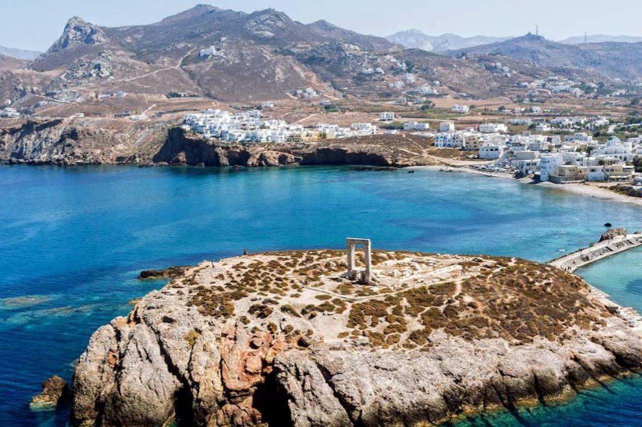 Independent Agapitos Apart , 2Bdrm, Private Patio Naxos City Kültér fotó